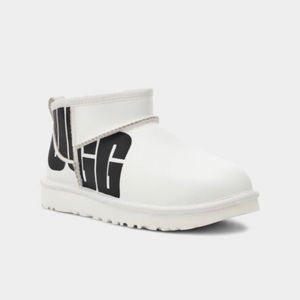 UGG CLASSIC ULTRA MINI CHOPD BLACK/WHITE